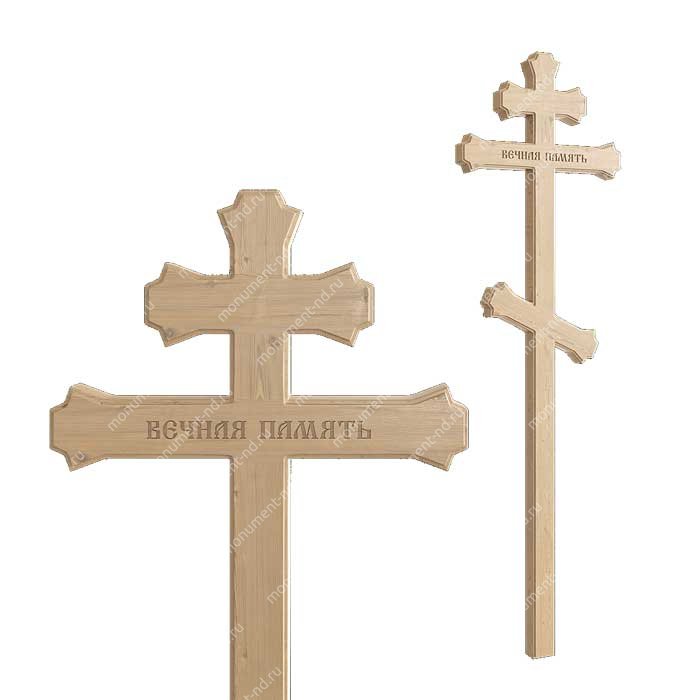 Деревянный крест на могилу ДкС - 006