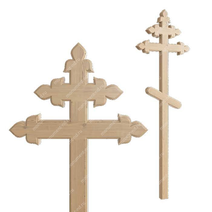 Деревянный крест на могилу ДкС - 014