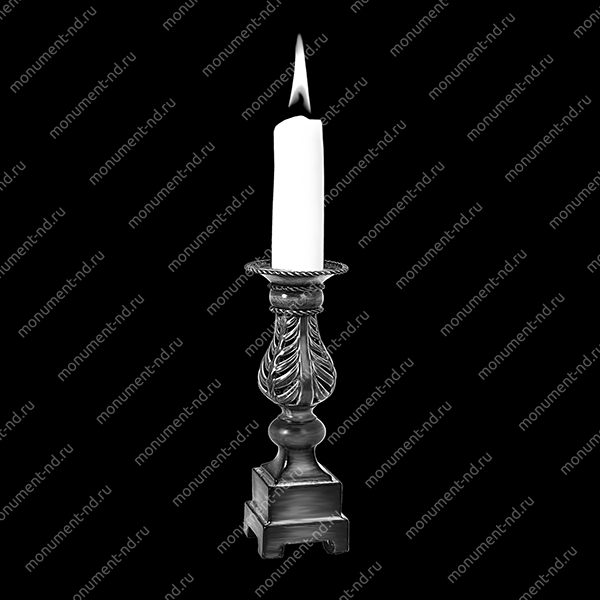 Гравировка свечи С-019 от ≤ 15  см.