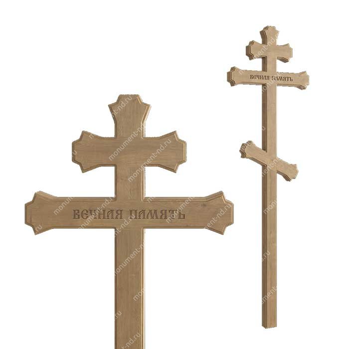 Деревянный крест на могилу ДкД - 006