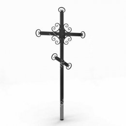 Крест на могилу Кр-005  металл 200х70 см