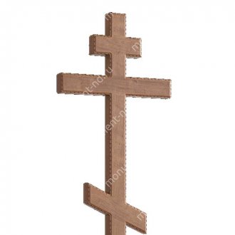Деревянный крест на могилу ДкД - 004 дуб 210х70х5 см 2