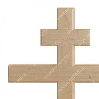 Деревянный крест на могилу ДкС - 001 сосна 210х70х5 см 2