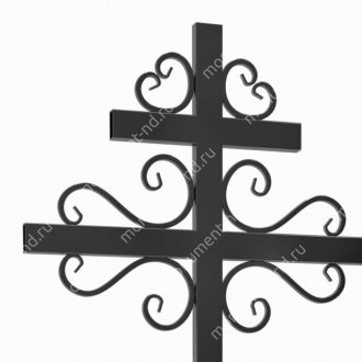 Крест на могилу Кр-012   металл 200х70 см 2