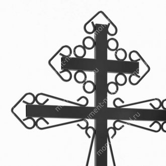 Крест на могилу Кр-008   металл 200х70 см 2