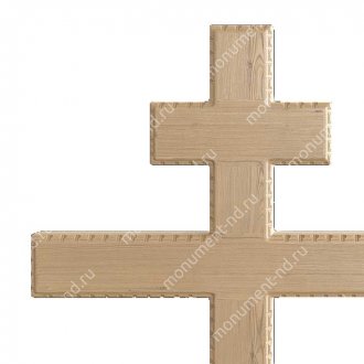 Деревянный крест на могилу ДкС - 004 сосна 210х70х5 см 2