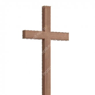 Деревянный крест на могилу ДкД - 003 дуб 210х70х5 см 2