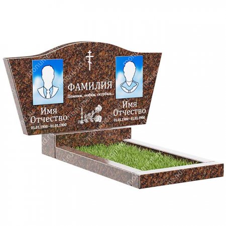 Памятник из дымовского гранита ДГ - 011