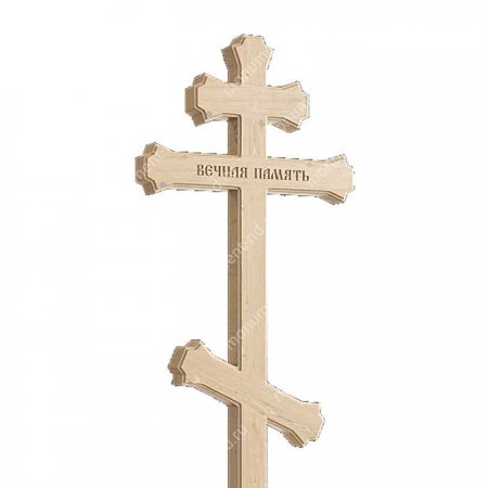 Деревянный крест на могилу ДкС - 006 4