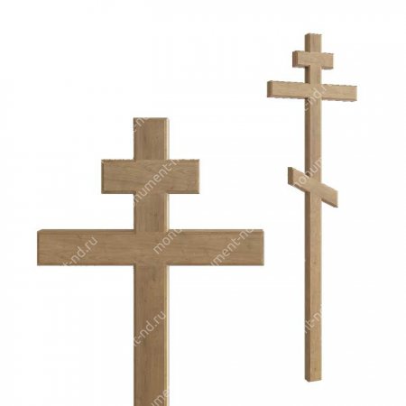 Деревянный крест на могилу ДкД - 001 1