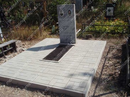 Тротуарная плитка на могилу ТП-05 2