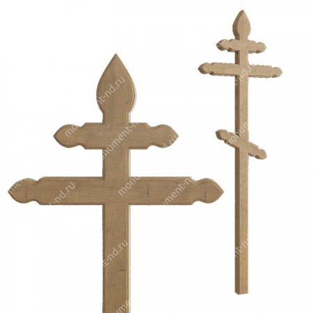 Деревянный крест на могилу ДкД - 012 1