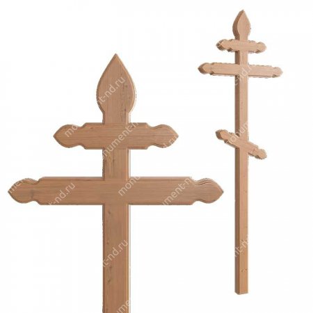 Деревянный крест на могилу ДкС - 012 2