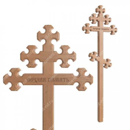 Деревянный крест на могилу ДкС - 010 2