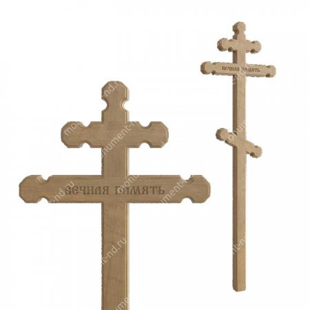 Деревянный крест на могилу ДкД - 007