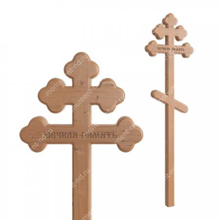 Деревянный крест на могилу ДкС - 005 2