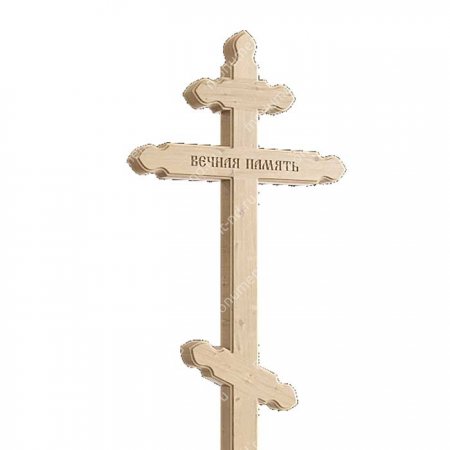 Деревянный крест на могилу ДкС - 009 4