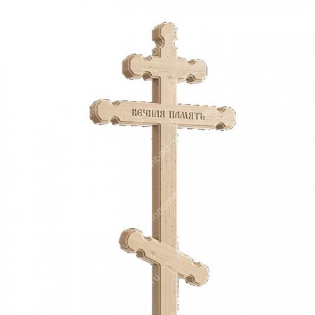 Деревянный крест на могилу ДкС - 007 4