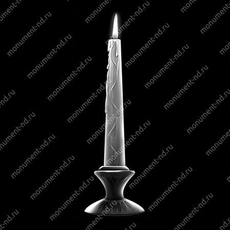Гравировка свечи С-018 от ≤ 15  см.