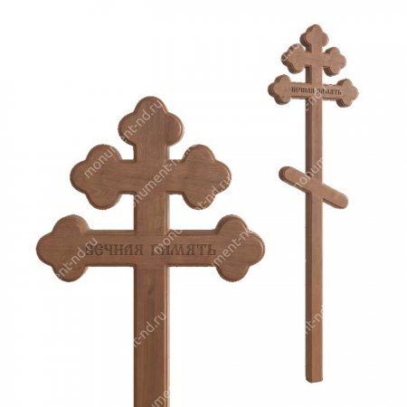 Деревянный крест на могилу ДкД - 005 2