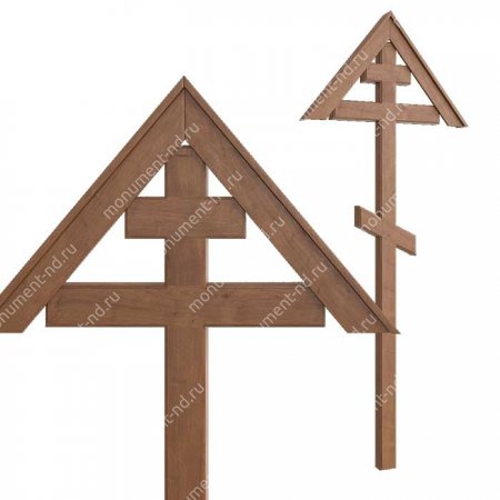 Деревянный крест на могилу ДкД - 002 2