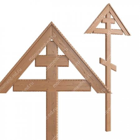 Деревянный крест на могилу ДкС - 011 2