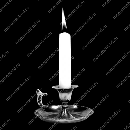 Гравировка свечи С-013 от ≤ 15  см.